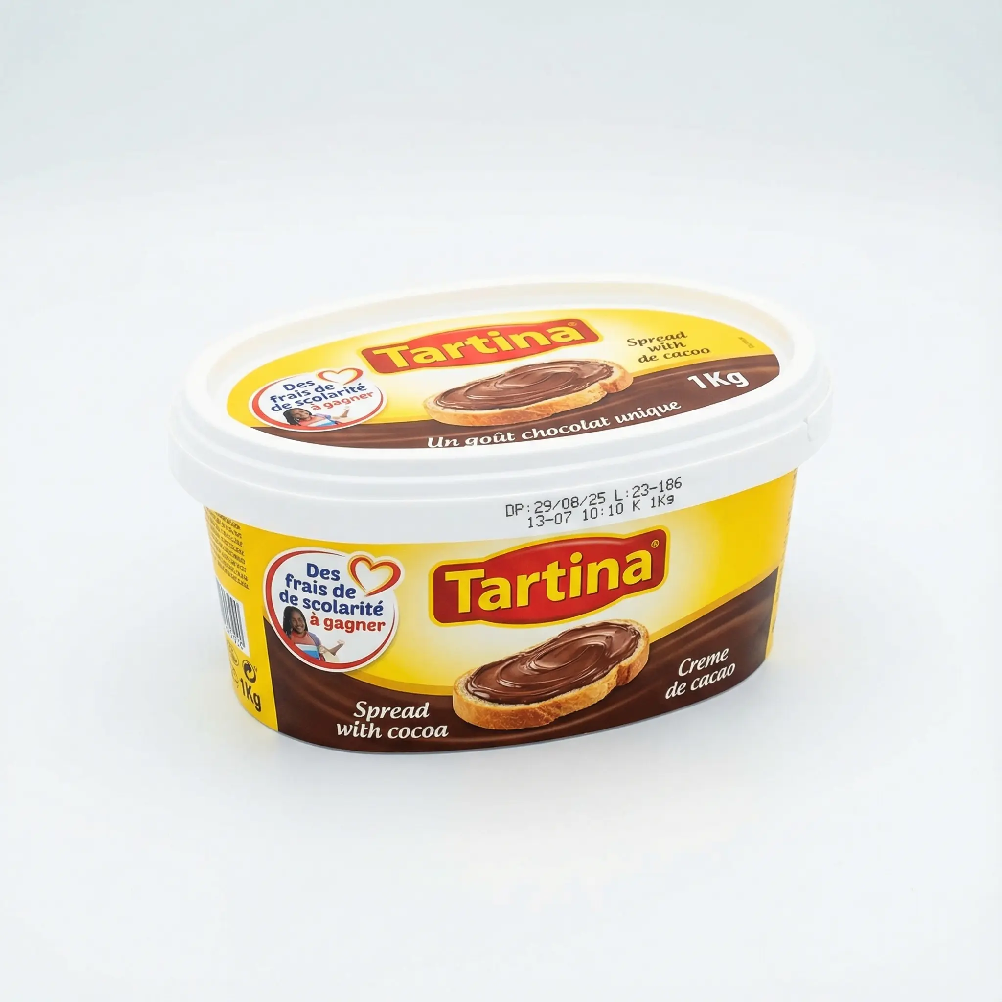 chocolat tartina cameroun grand pot 1,2 kg pour famille